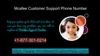 Use +18773010214 Take Advantage Of McAfee customer support Help Number