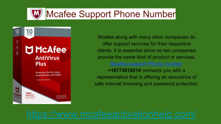 Use McAfee Support Phone Number +18773010214 To Install McAfee Setup