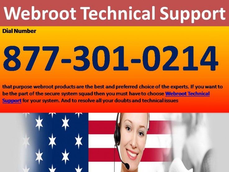 Webroot Technical Support 877-301-0214 