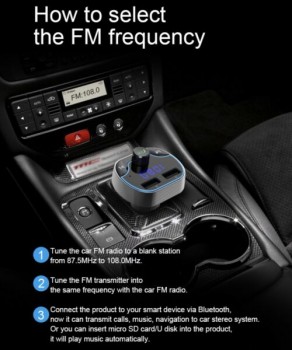New Wireless Bluetooth Car Kit FM Transm