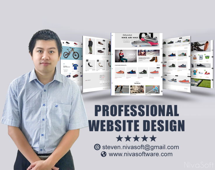 Create Premium Website Design Or Build E