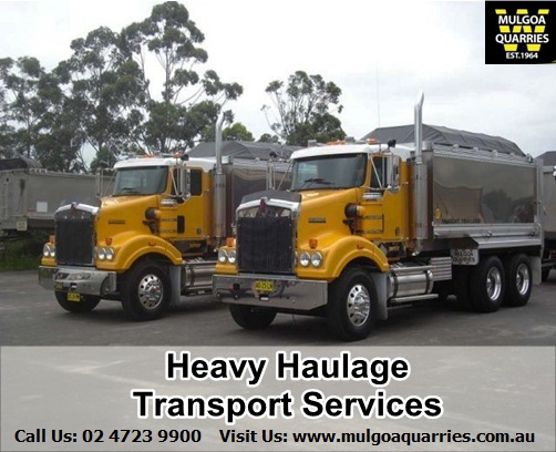 Heavy Haulage Transport Services in Penrith - Mulgoa Quarries