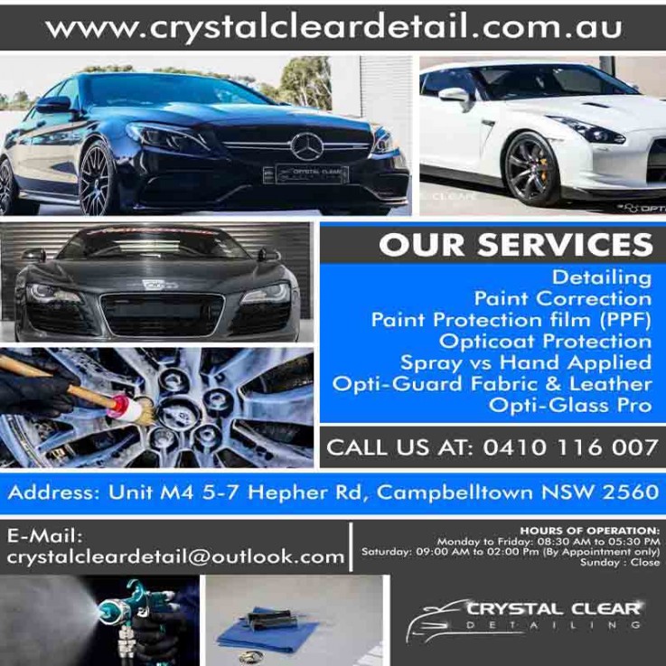 Car Detailer Campbelltown | Crystal Clea