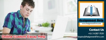 Easy your work by hiring Online Custom Essay Help