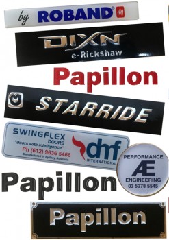 Papillon Australia Pty Ltd- Nameplates