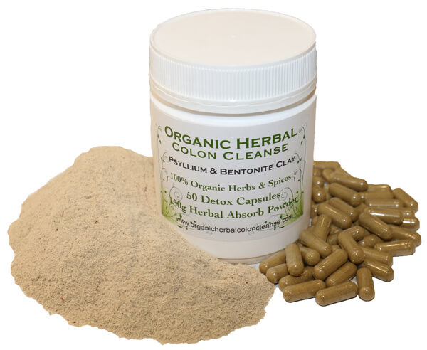 Psyllium and Bentonite Clay Blended Colon Cleanse