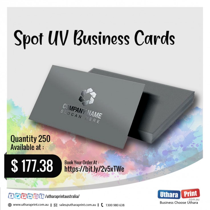Uthara Print Australia - Spot UV Business Cards  