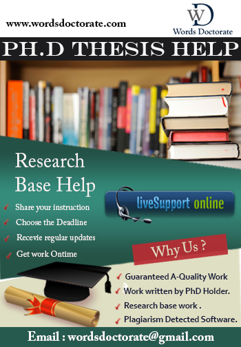 PhD thesis writing service