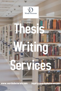 Thesis writing service