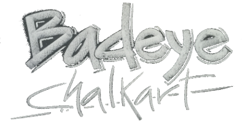 Badeye Chalk Art Sydney