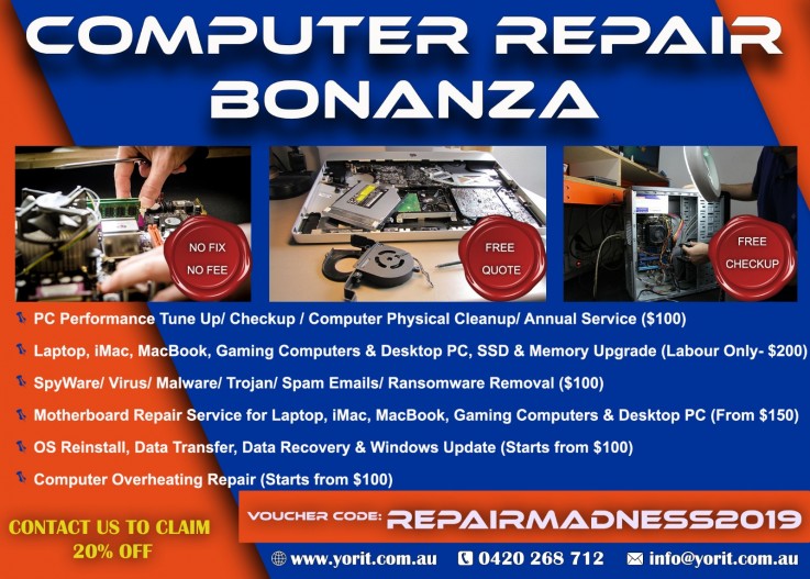 COMPUTER AND LAPTOP REPAIR WITH YORIT 
