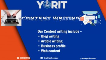 CONTENT WRITING WITH YORIT, TOOWONG
