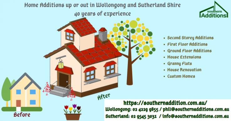 Home Extensions Services in wWollongong - Southern Additions