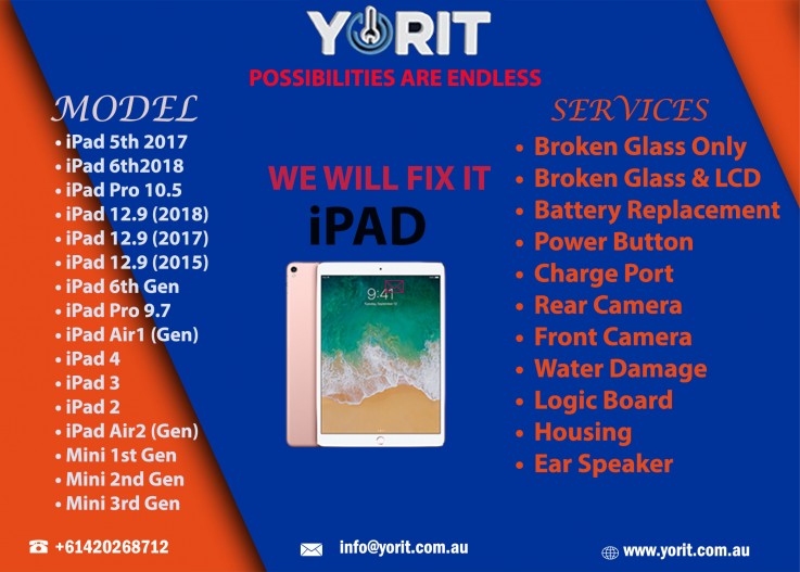 iPad Repair Service With YORIT