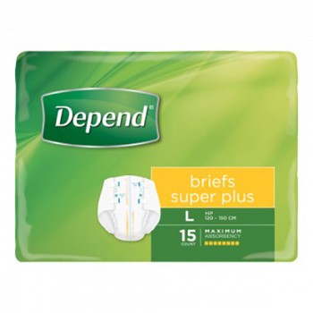 Buy Super Large Depends Briefs - IPD