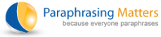 Paraphrasing Matters | Best Online Paraphrasing Service at Low Price