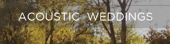 Acoustic Weddings