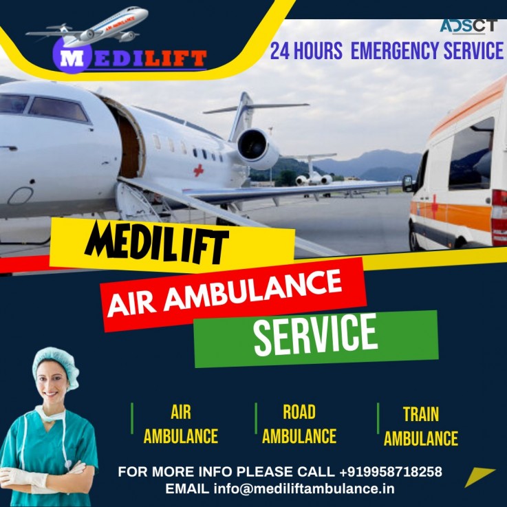 Confirm ICU Emergency Air Ambulance in Patna by Medilift 
