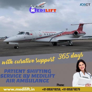 Urgently Get Medilift Air Ambulance in Kolkata at Minimum Fare