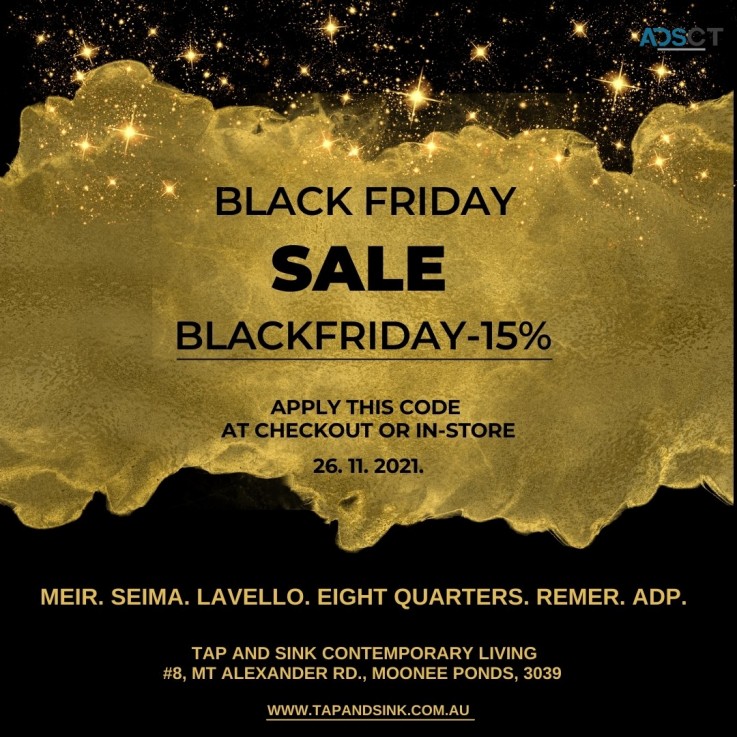 Black Friday Sale on all brands -15% off