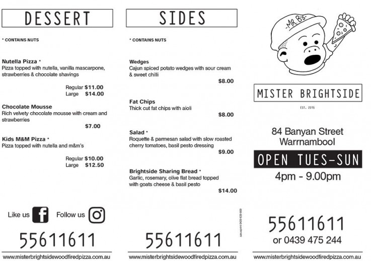 Mr. Brightside Woodfired Pizza