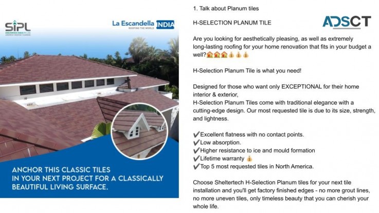 roof tiles
