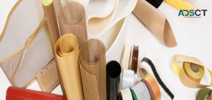 PTFE COATED FIBERGLASS FABRICS & ADHESIVE TAPES
