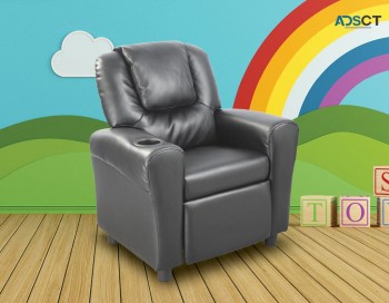 Leather Kids Recliner