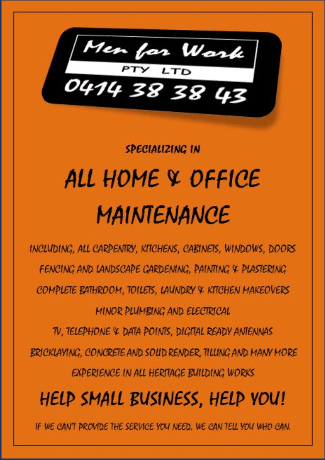 Men for Work Pty Ltd