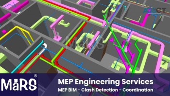 MEP Engineering Services - BIM modeling, Clash Detection, Coordination