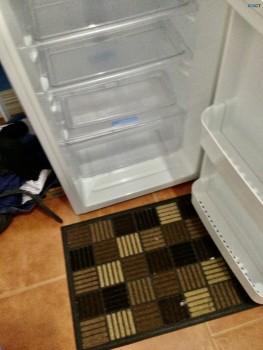 A Simpson fridge.  With top freezer.