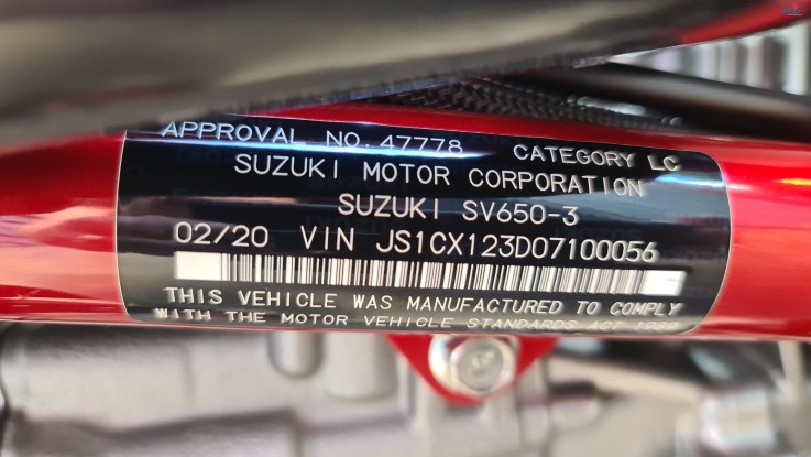 2020 Suzuki SV650 ABS Unrestricted - SUI