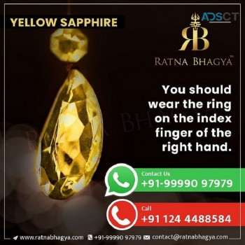 G.I.A Certified Yellow Sapphire for Your