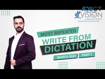 PTE Listening most Repeated Write from Dictations