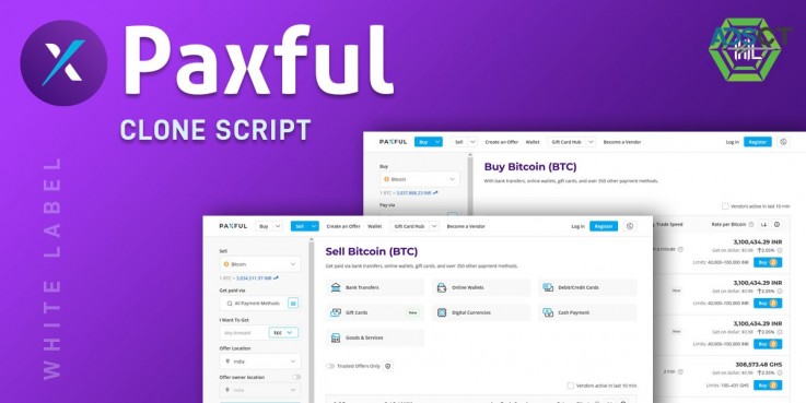 Paxful clone solutions & development
