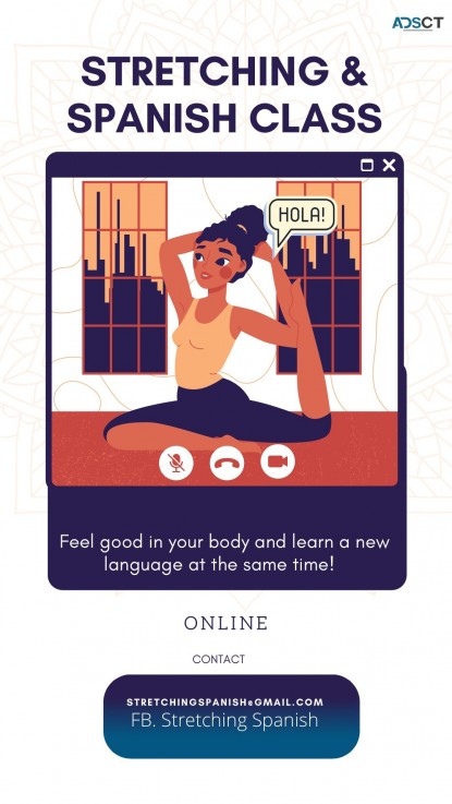 Private Stretching & Spanish Class Online