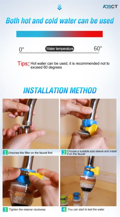 5 layer of tap water filter