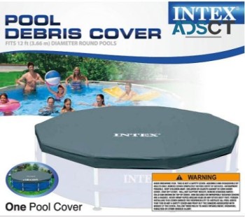 12ft steel frame pool and accessories