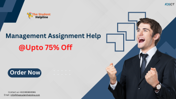 Get 75% Off On Management Assignment