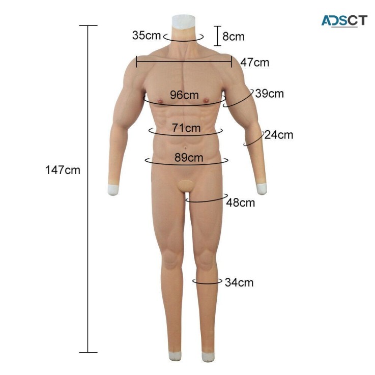 Full Bodysuit Silicone Muscle Suit Full 