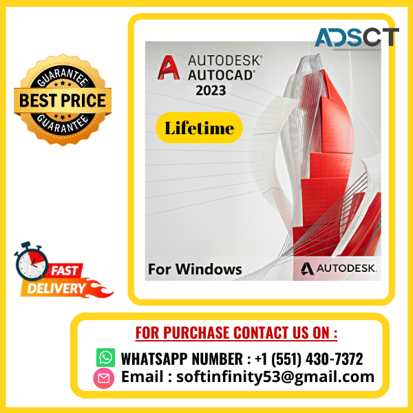 Autodesk Autocad 2023 Software Lifetime