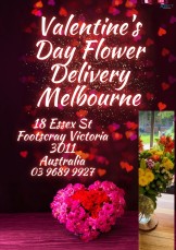 Valentines Day flowers Melbourne