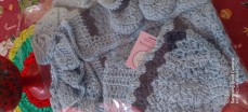 New Hand-Crocheted Baby Clothes