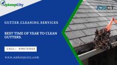 Best Time of Year to Clean out Gutters