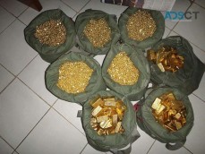 Gold bars and nuggets available 