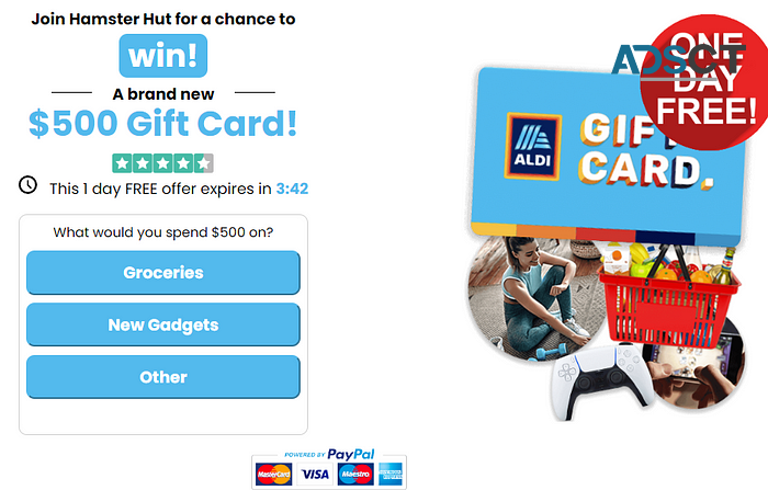 Claim Your Aldi 500$ Voucher Now!