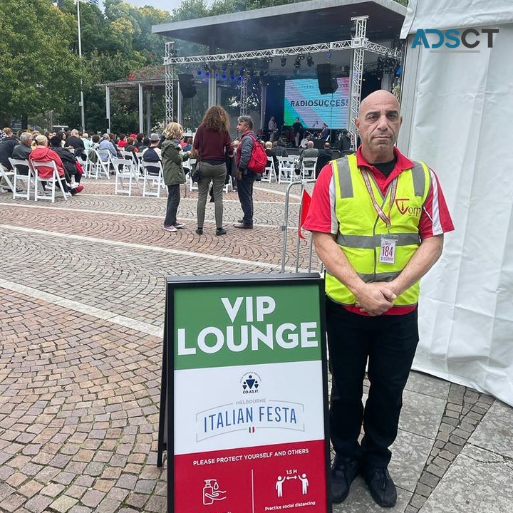 Crowd management services for party & large events 