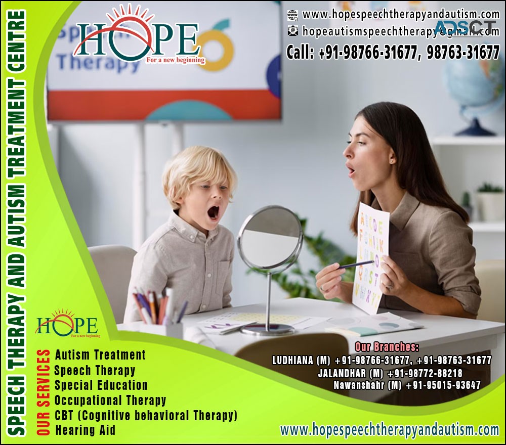 Hope Centre for Autism Treatment, Speech Therapy, Hearing Aid Centre for Kids & Children in Ludhiana