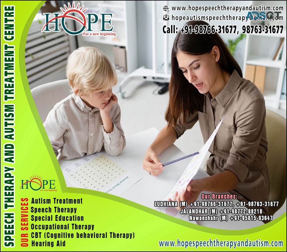 Hope Centre for Autism Treatment, Speech Therapy, Hearing Aid Centre for Kids & Children in Ludhiana