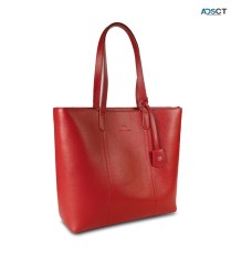 Metis Red bags: Best leather Tote Bags 